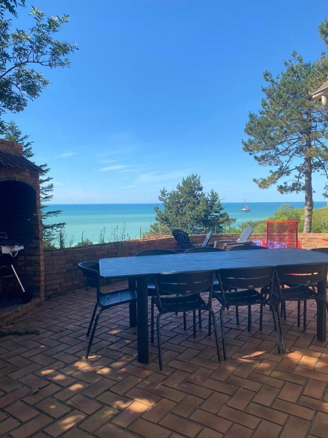 Maison Le Coteau Plage Vue Mer, 8 Pers. Petit Caux Exteriör bild