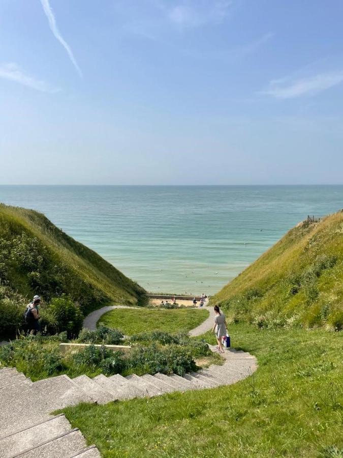 Maison Le Coteau Plage Vue Mer, 8 Pers. Petit Caux Exteriör bild